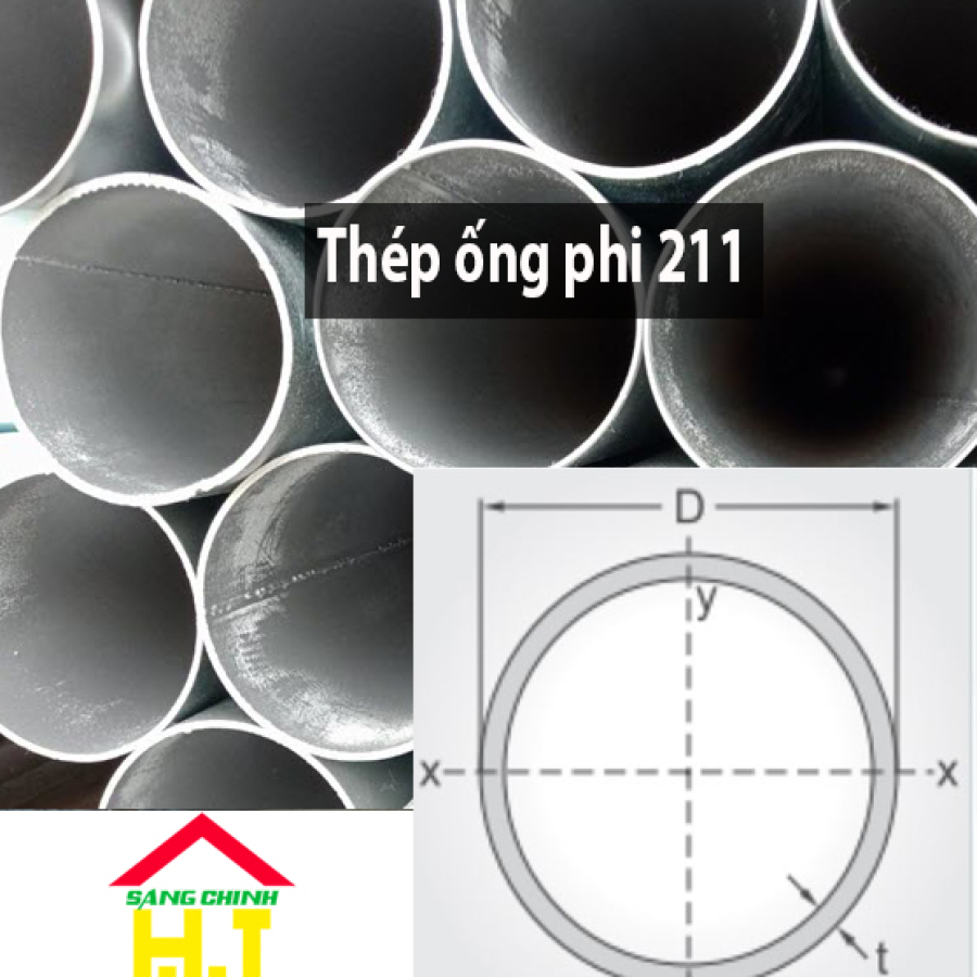 Thép ống phi 211