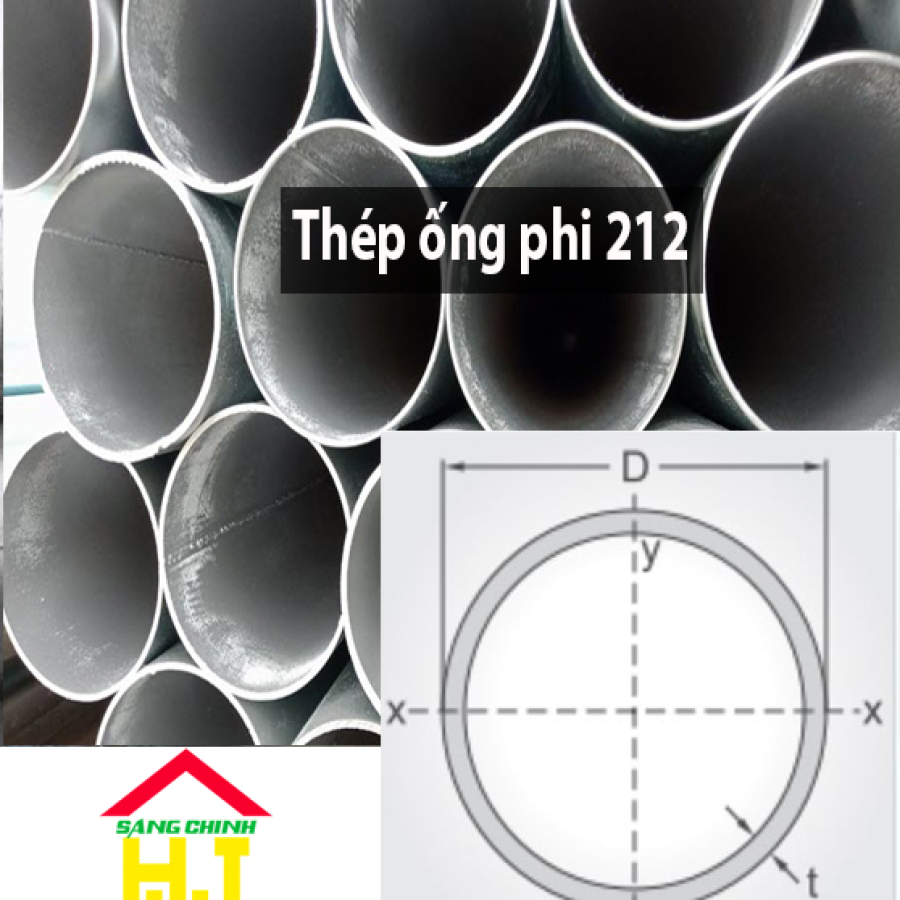 Thép ống phi 212