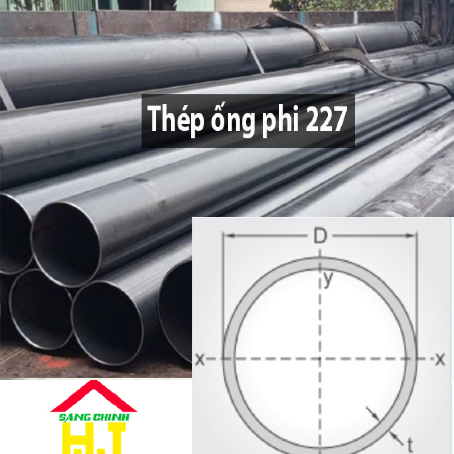 Thép ống phi 227