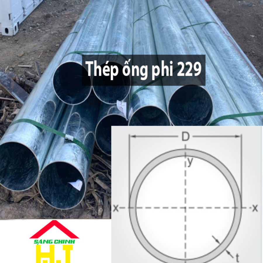 Thép ống phi 229