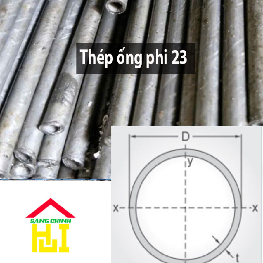 Thép ống phi 23