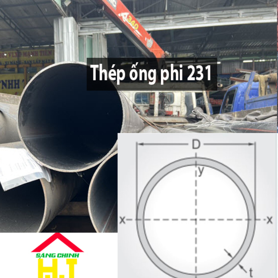 Thép ống phi 231
