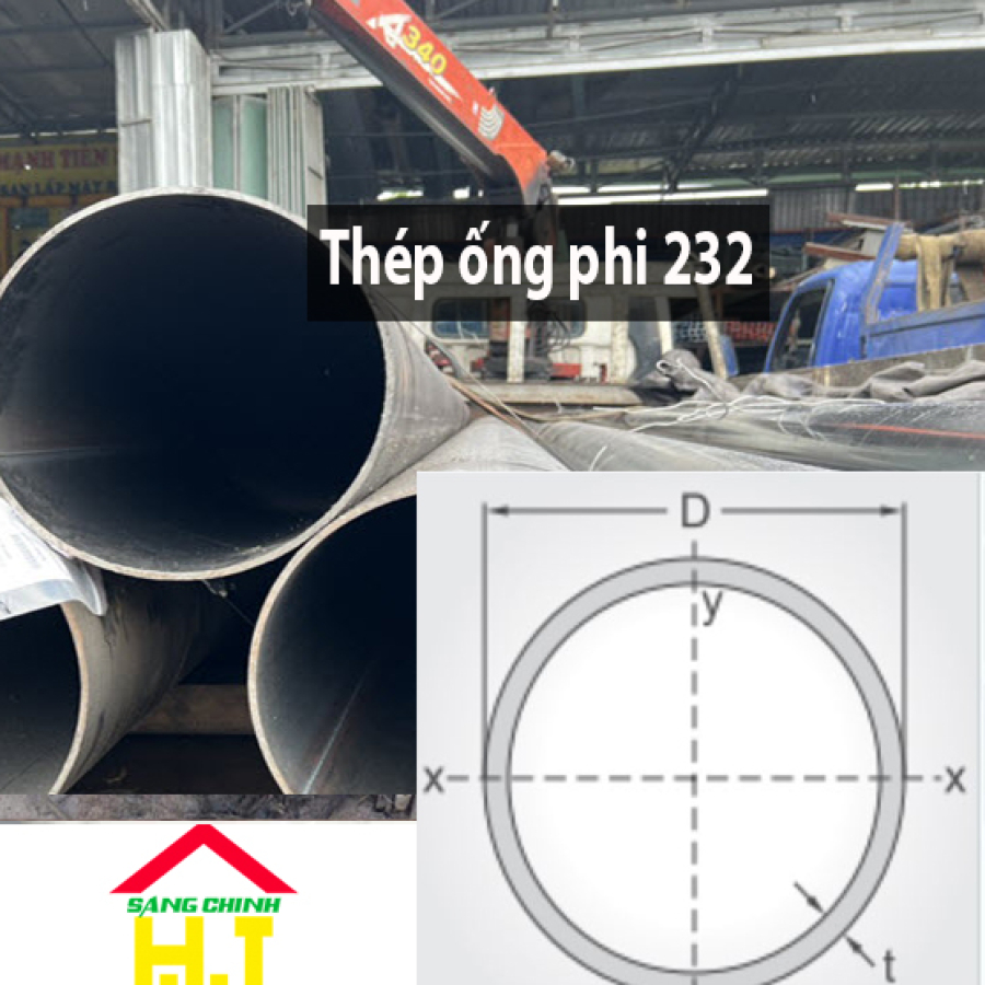 Thép ống phi 232