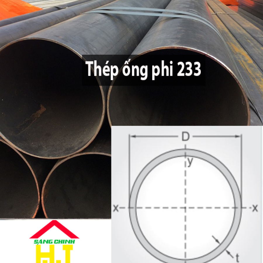 Thép ống phi 233