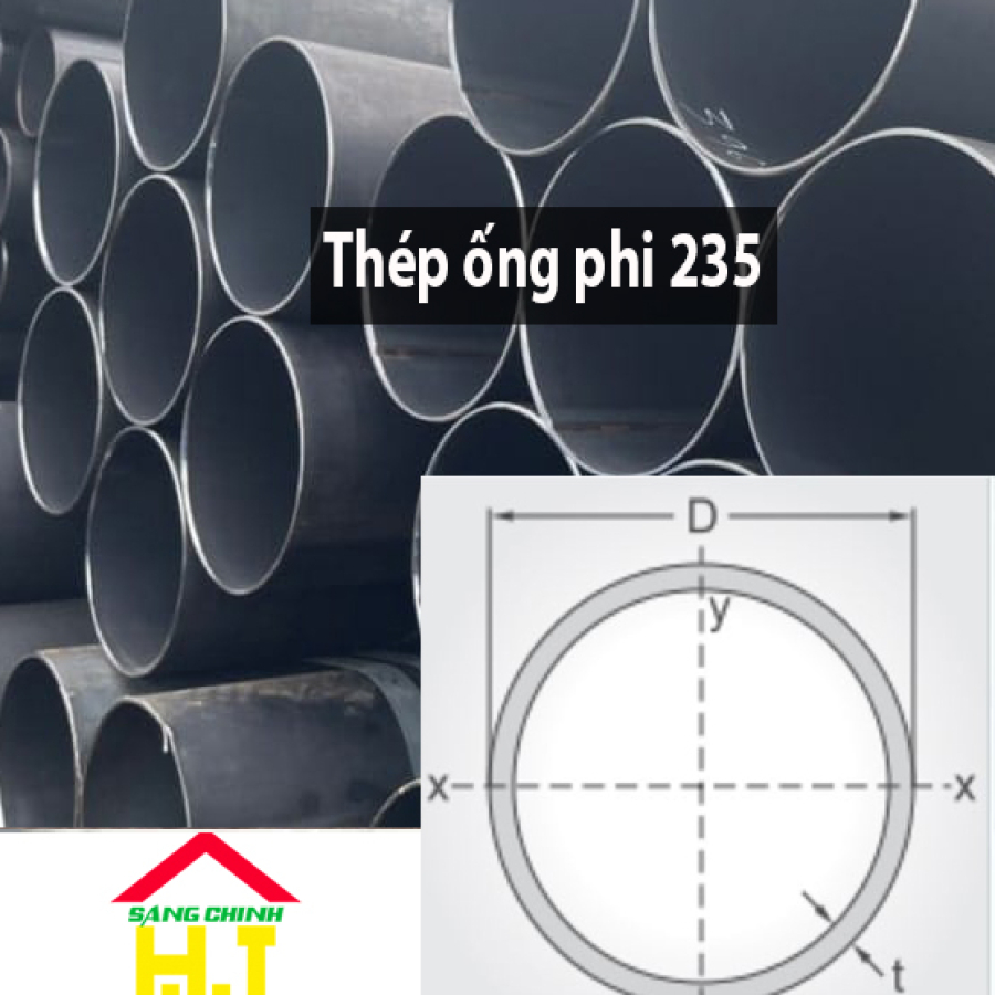 Thép ống phi 235