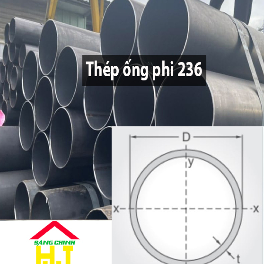 Thép ống phi 236