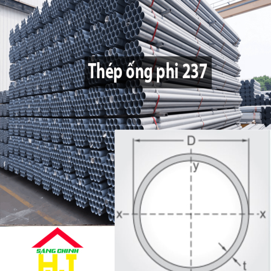 Thép ống phi 237