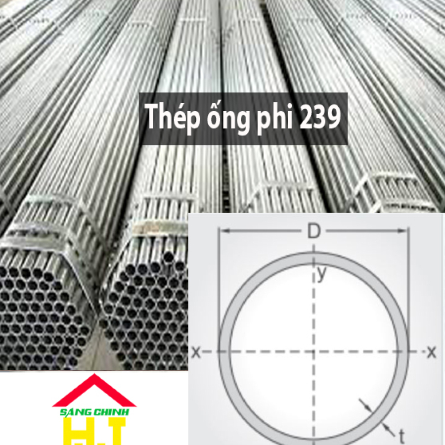 Thép ống phi 239