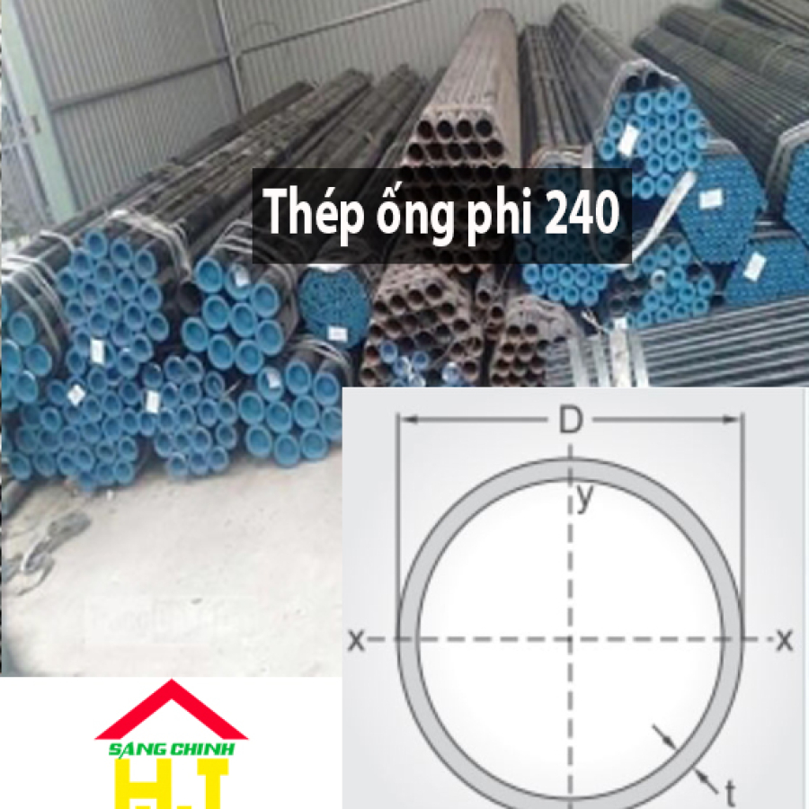Thép ống phi 240