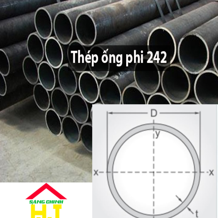 Thép ống phi 242