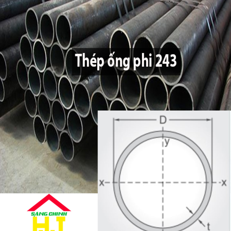Thép ống phi 243