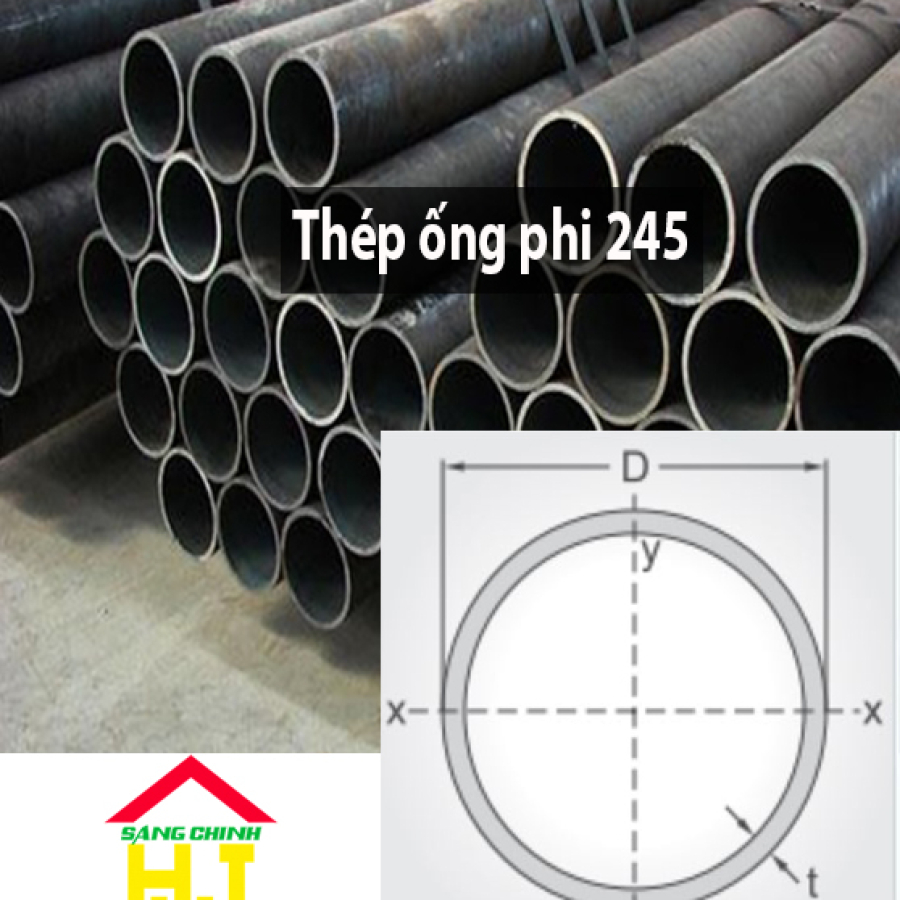 Thép ống phi 245