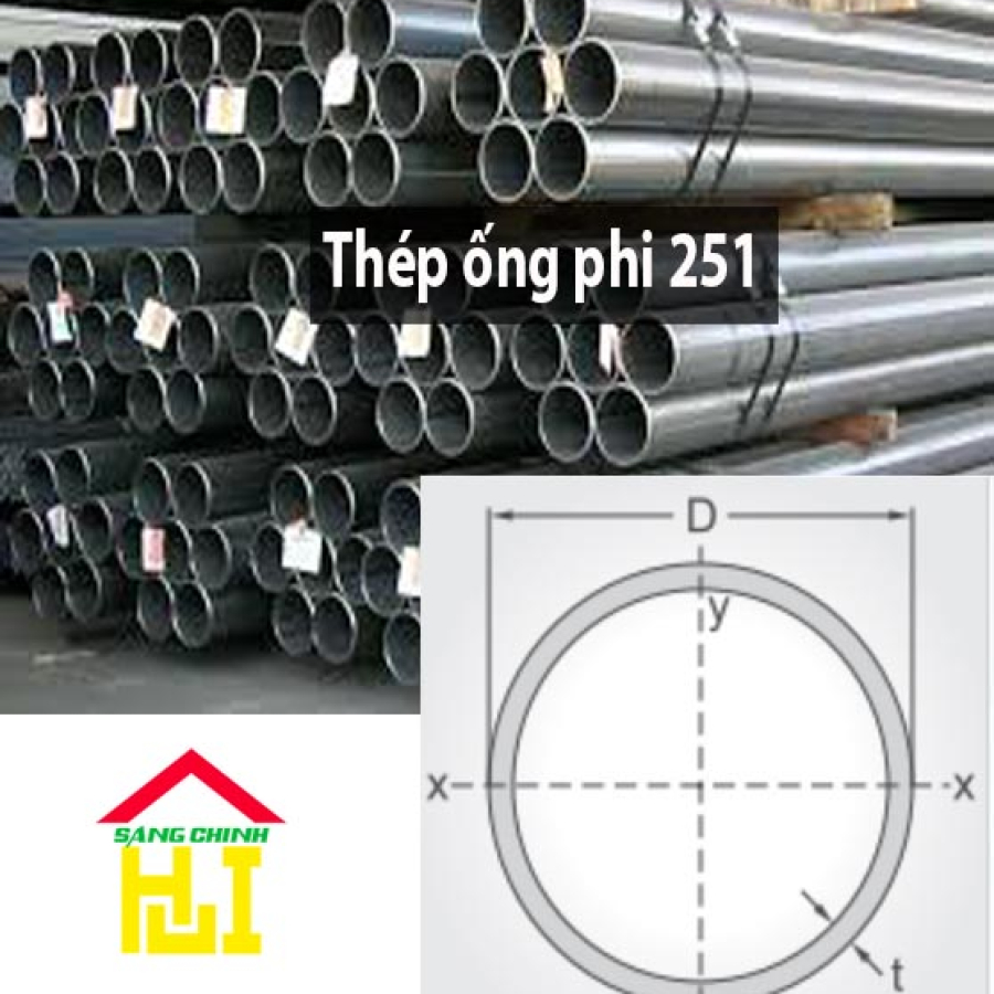 Thép ống phi 251