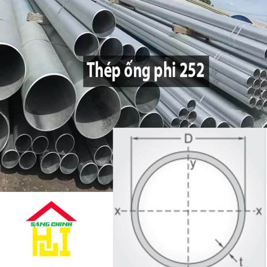 Thép ống phi 252