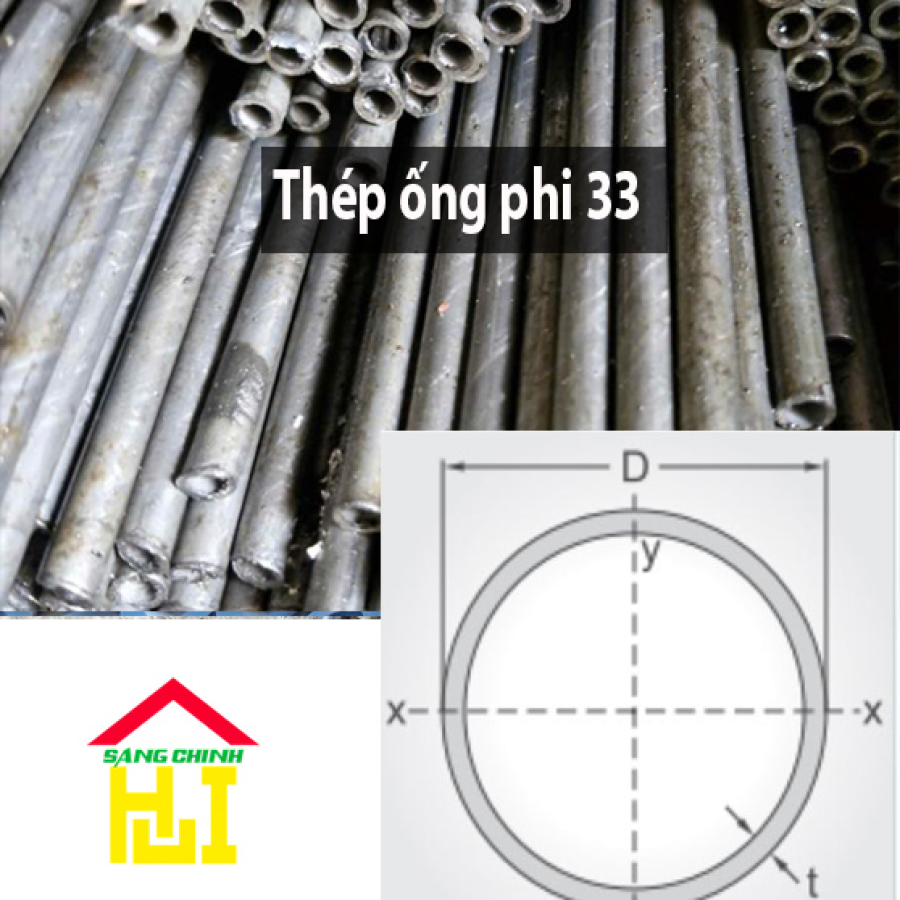 Thép ống phi 33