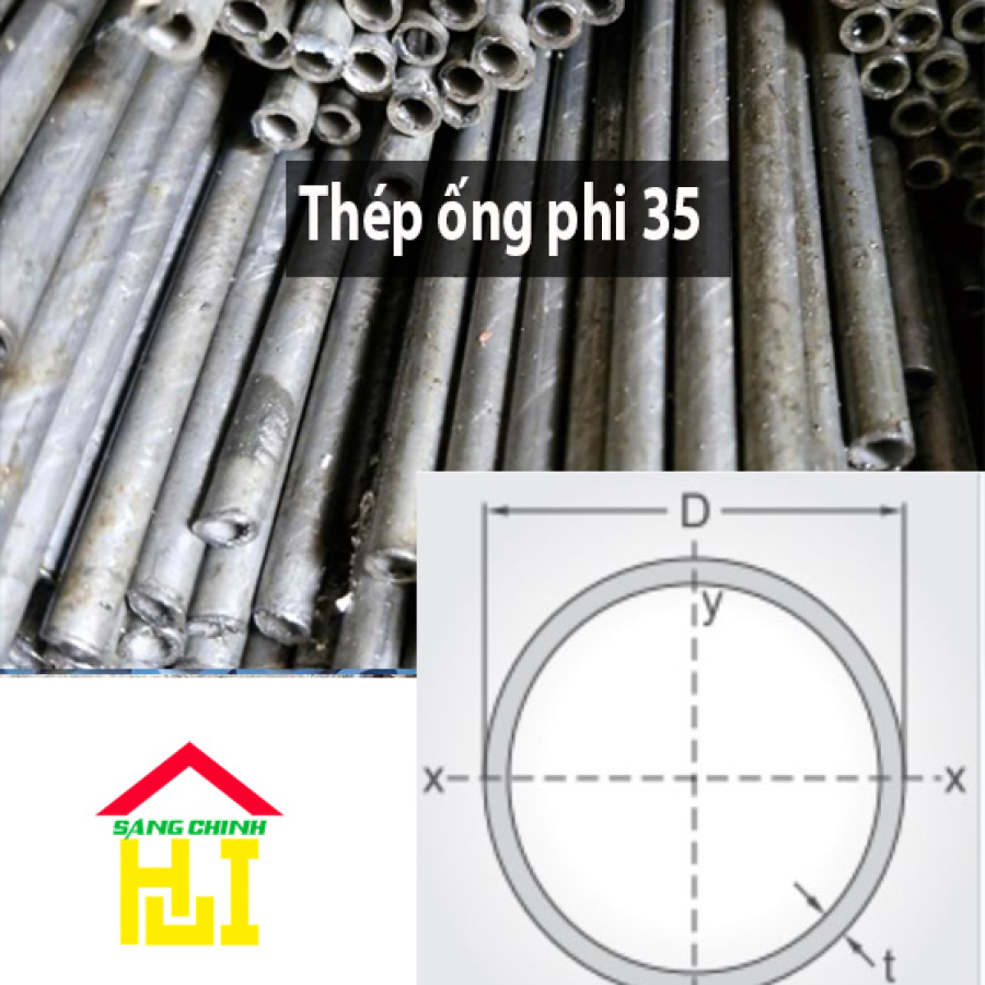 Thép ống phi 35