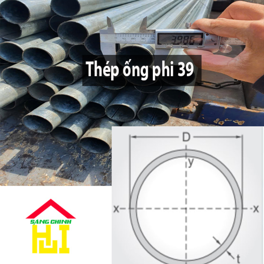Thép ống phi 39
