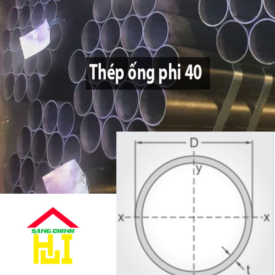 Thép ống phi 40