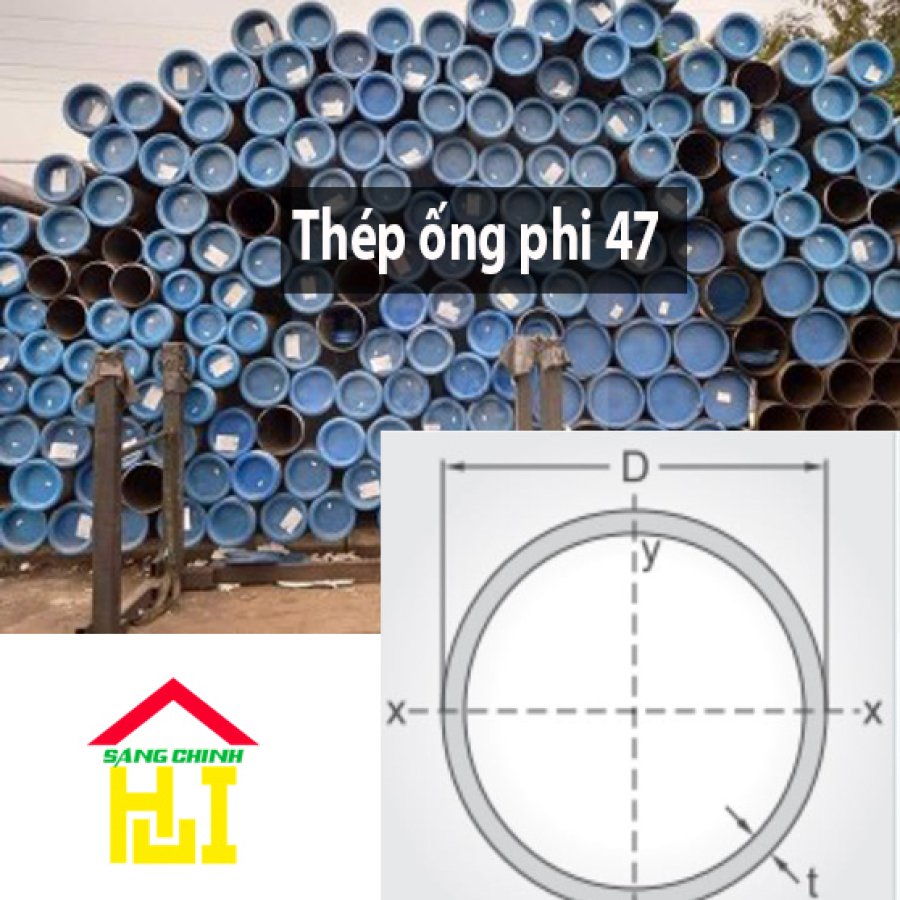 Thép ống phi 47