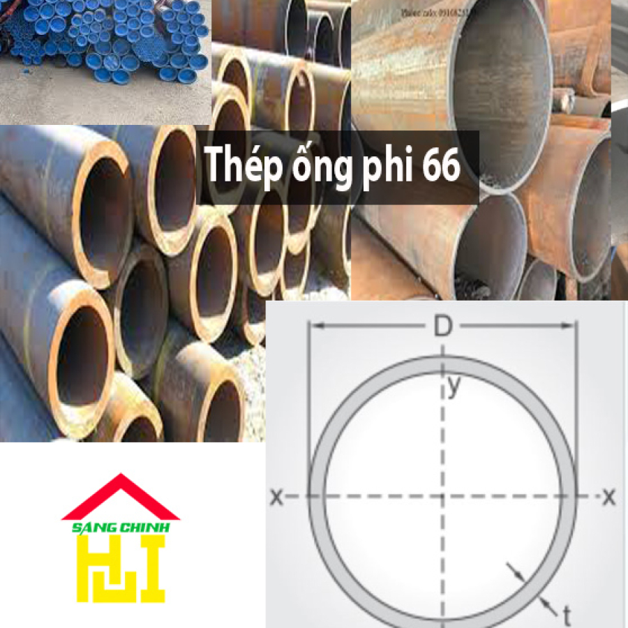 Thép ống phi 66
