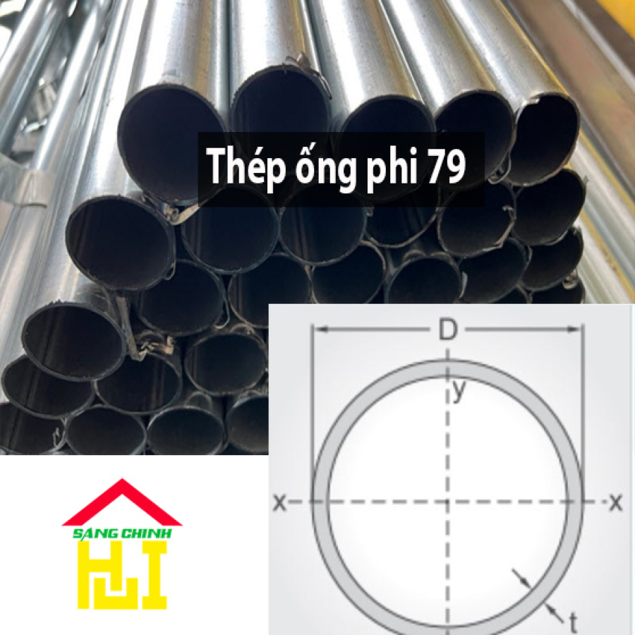 Thép ống phi 79