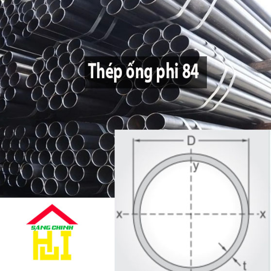Thép ống phi 84