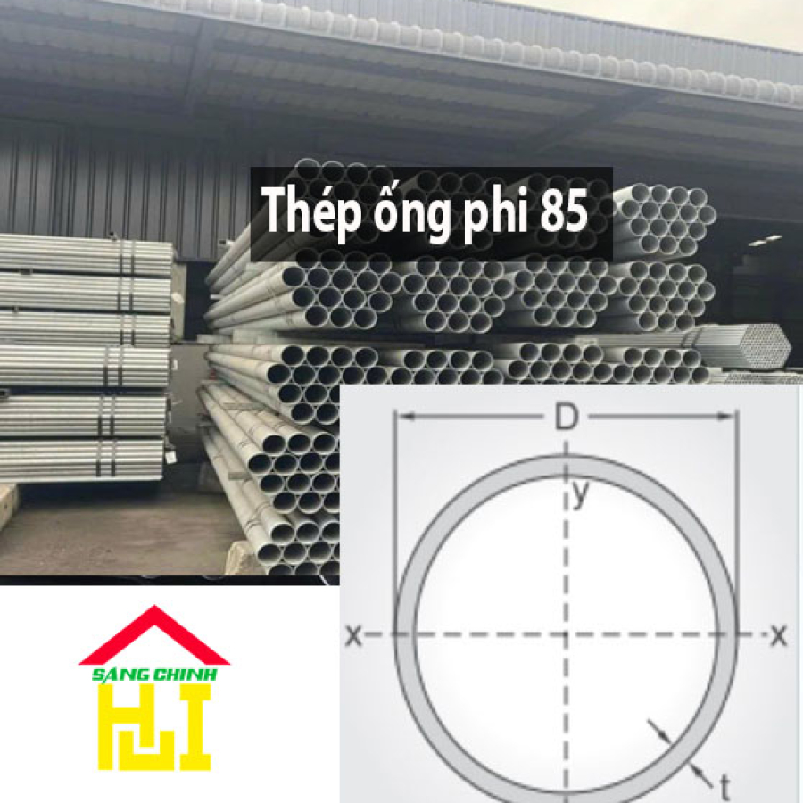 Thép ống phi 85