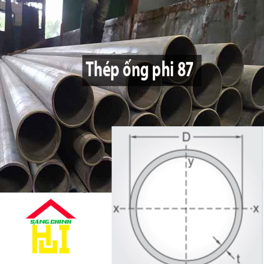 Thép ống phi 87