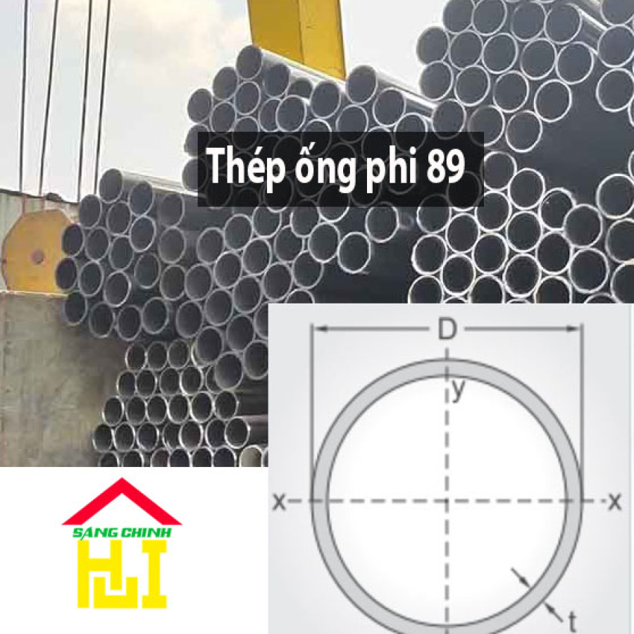 Thép ống phi 89