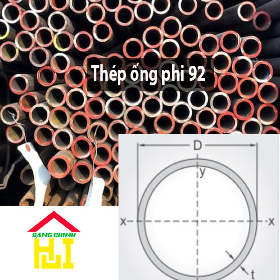 Thép ống phi 92