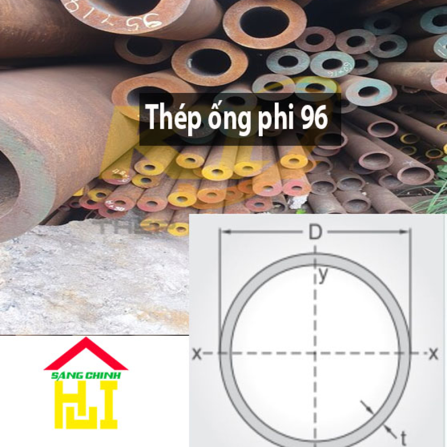 Thép ống phi 96