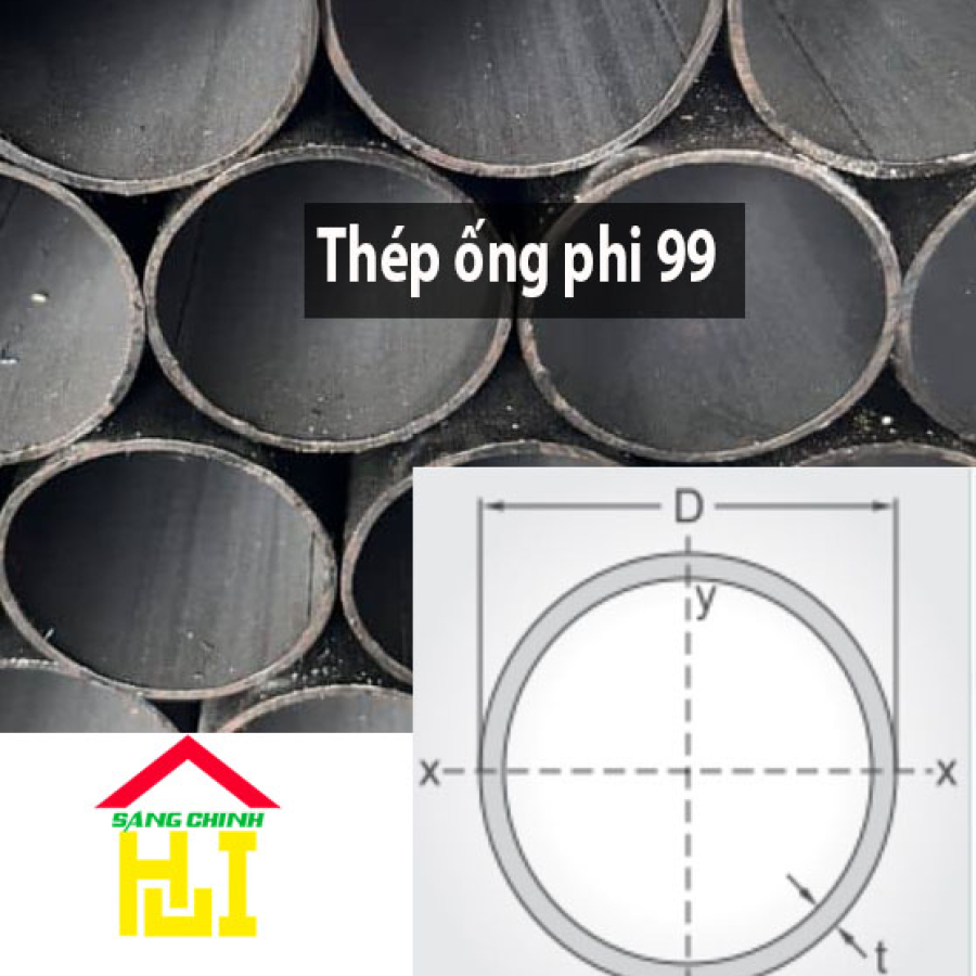 Thép ống phi 99