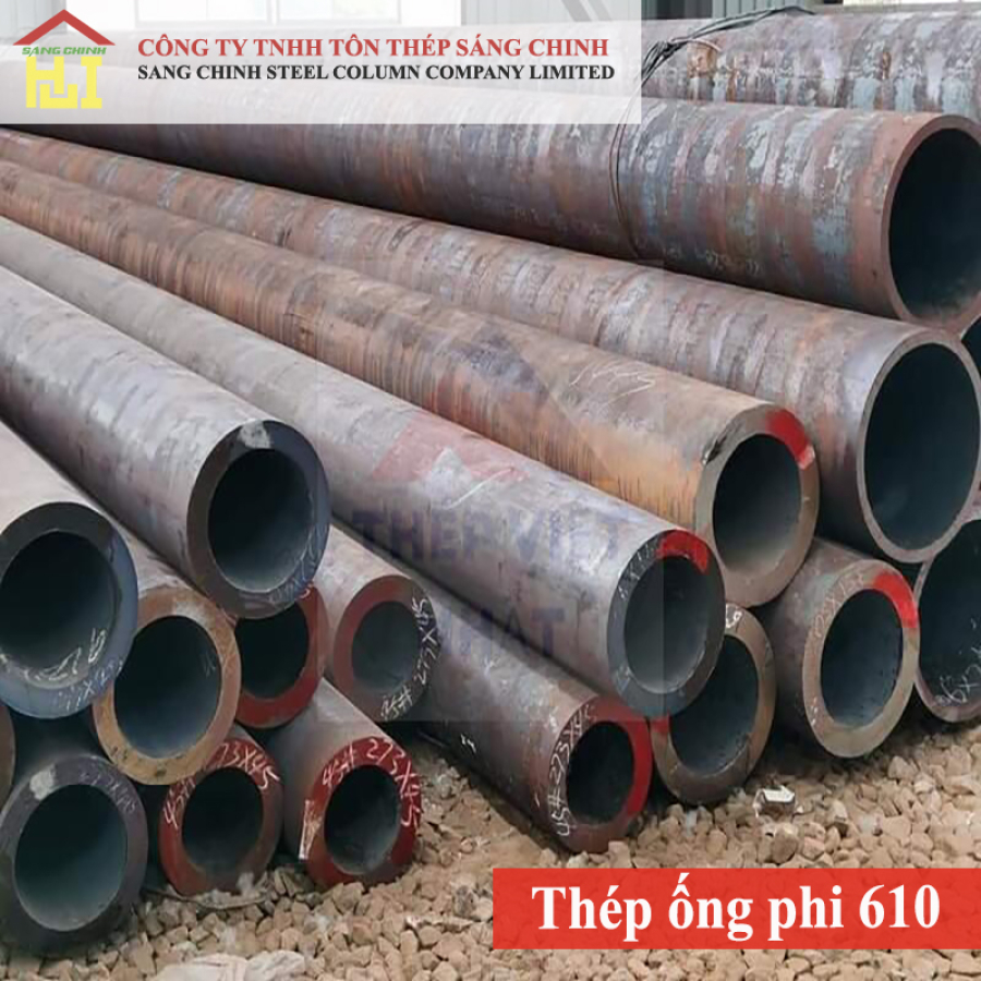 Thép Ống Đúc Phi 610 theo Tiêu Chuẩn ASTM A106/A53/API5L