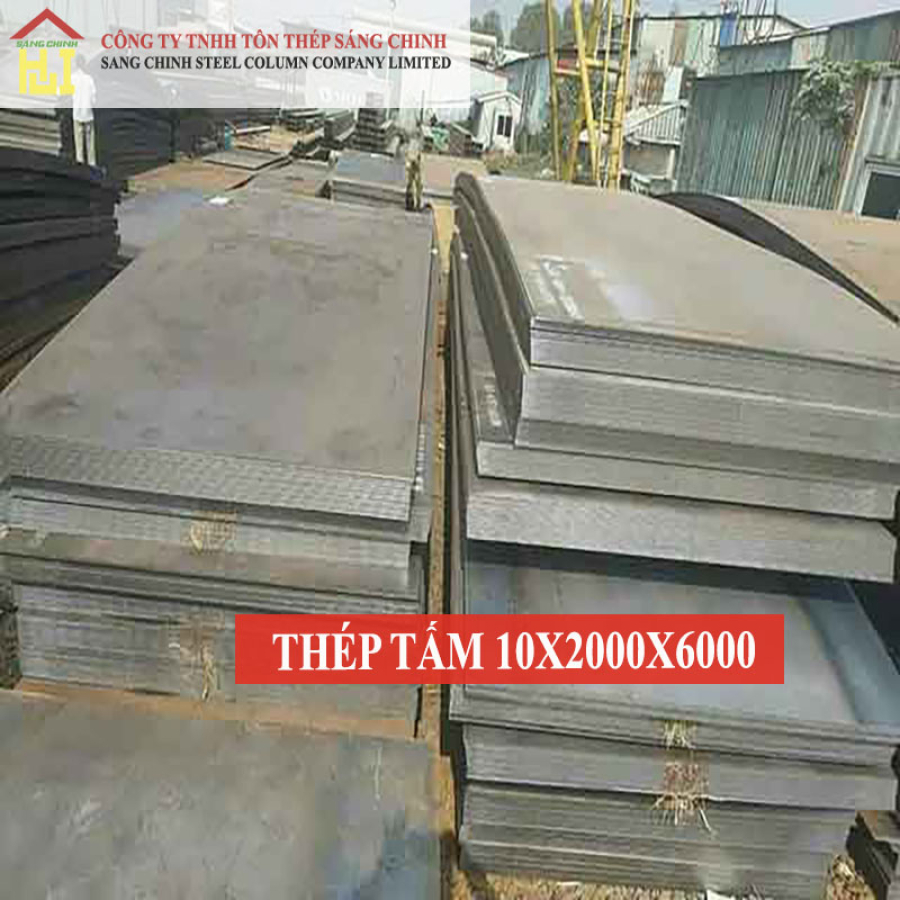 Thép tấm SS400/Q235B/A36 10 x 2000 x 6000