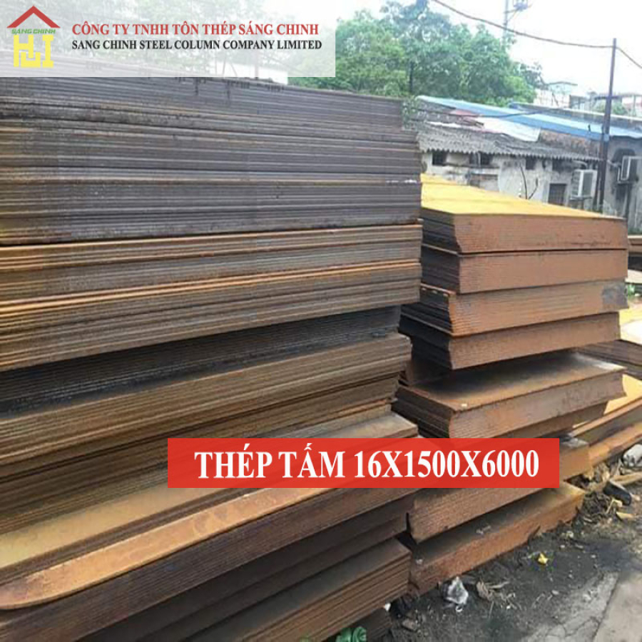 Thép tấm SS400/Q235B/A36 16 x 1500 x 6000