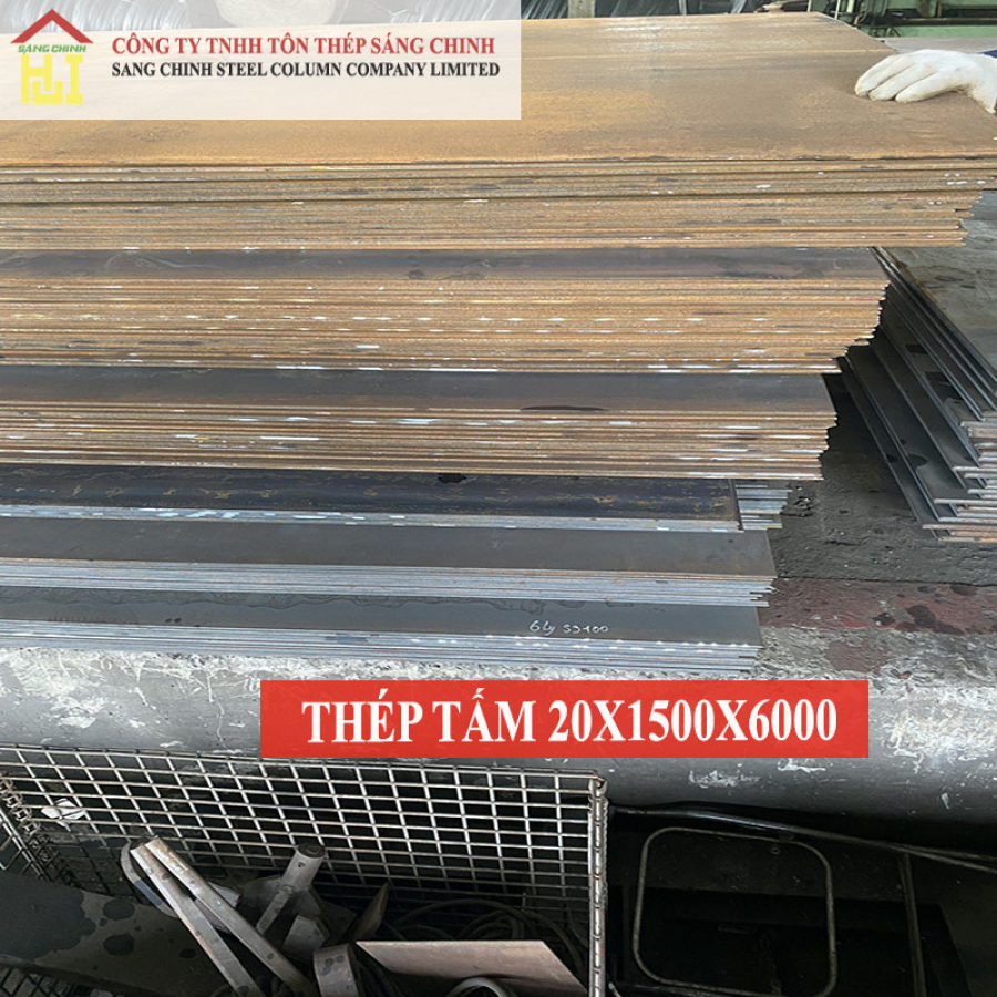 Thép tấm SS400/Q235B/A36 20 x 1500 x 6000
