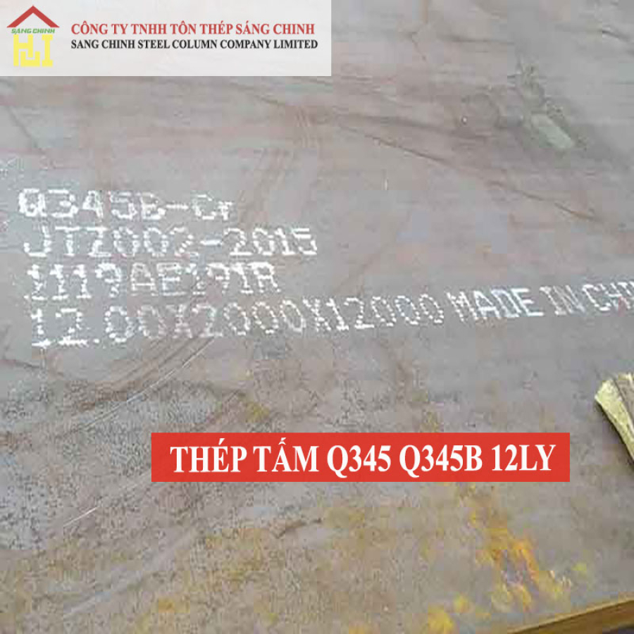 Thép tấm Q345/Q345B 12 ly