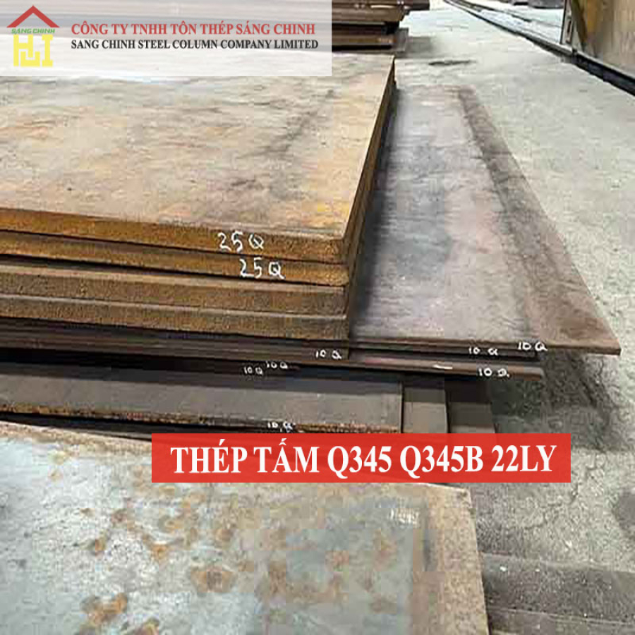 Thép tấm Q345/Q345B 22 ly – 80 ly