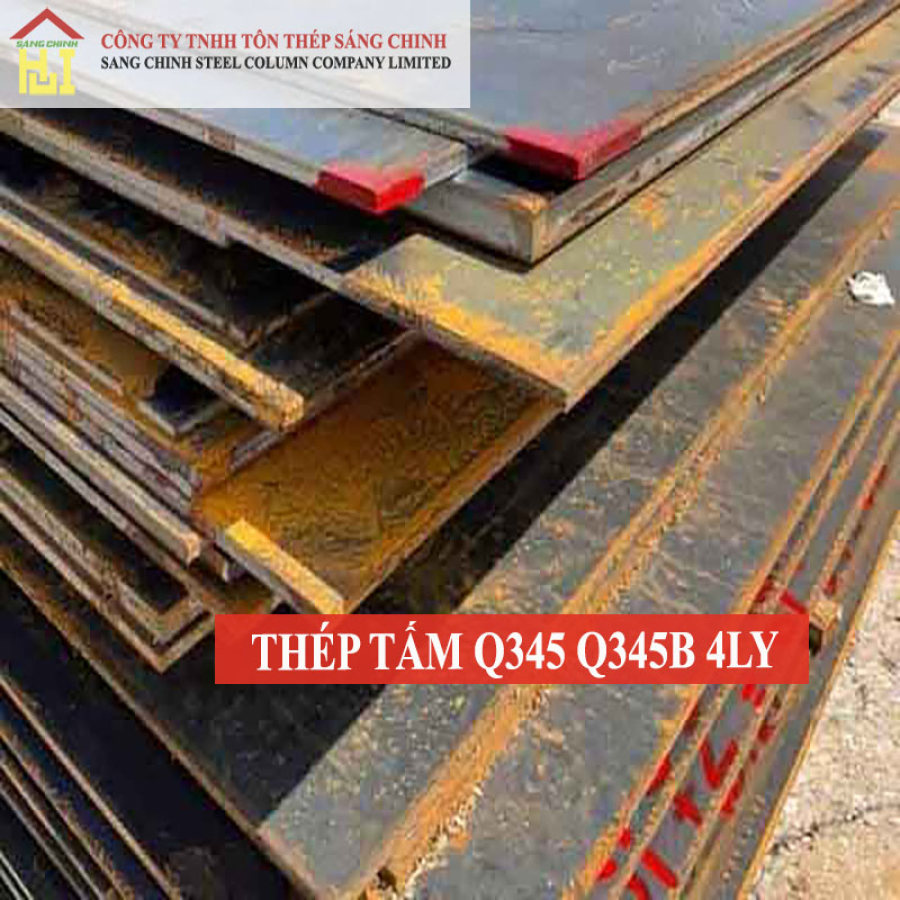 Thép tấm Q345/Q345B 4 ly