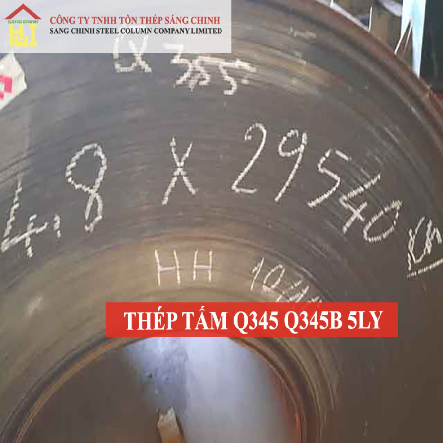 Thép tấm Q345/Q345B 5 ly