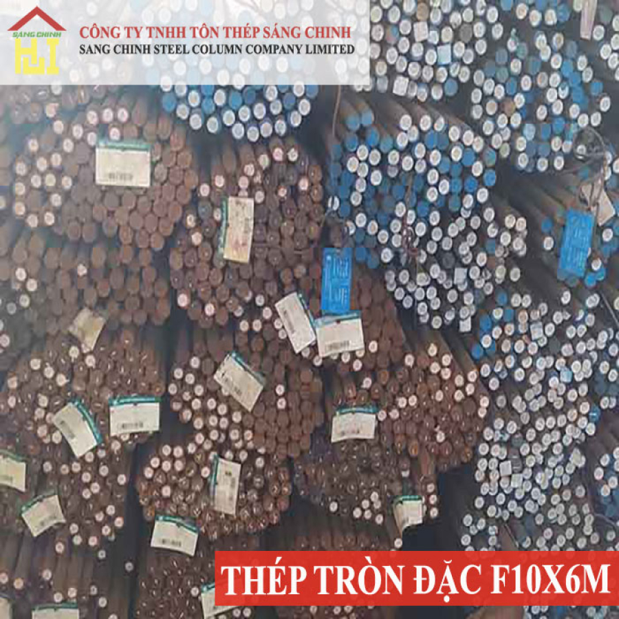 Thép tròn đặc phi 10 x 6m
