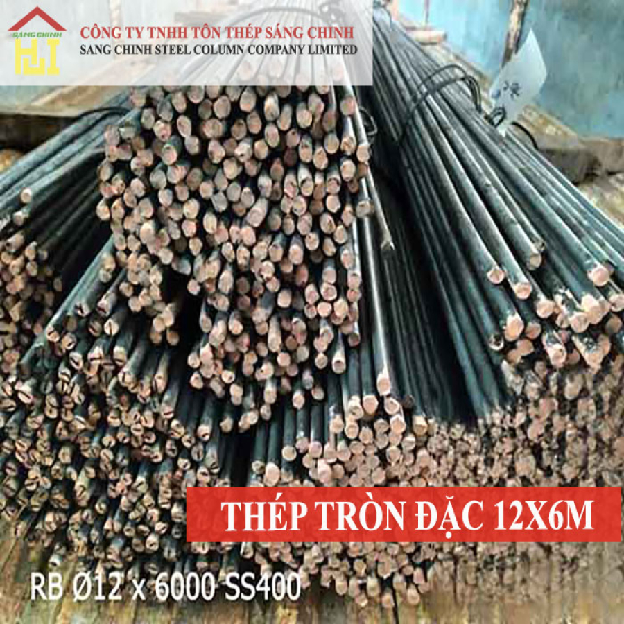 Thép tròn đặc phi 12 x 6m