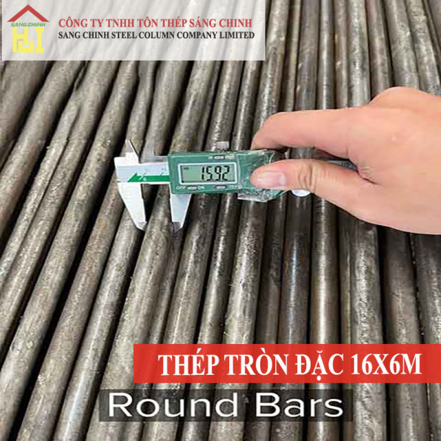Thép tròn đặc phi 16 x 6m