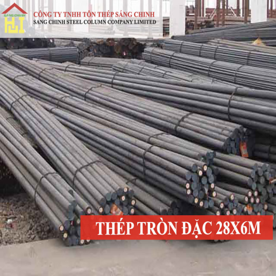 Thép tròn đặc F28 x 6m