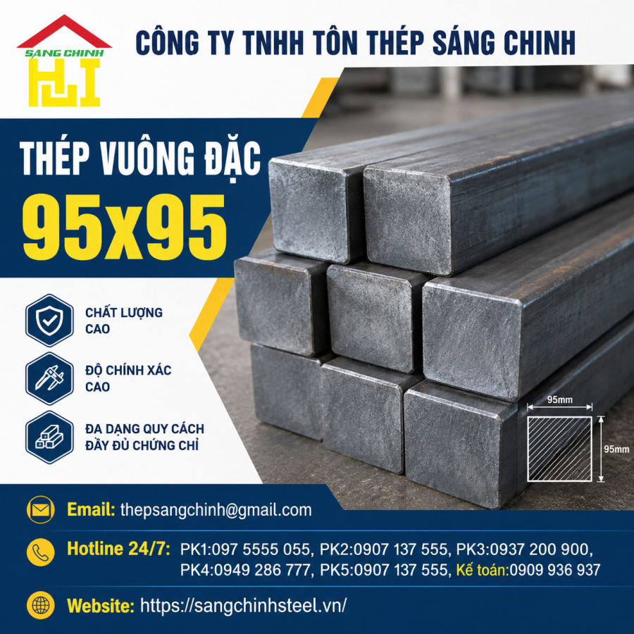 Bảng báo giá thép vuông đặc 95x95