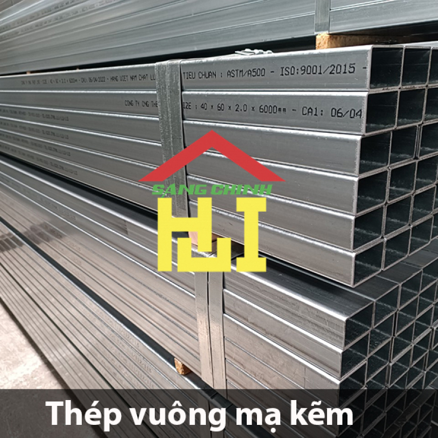 Bảng giá thép vuông mạ kẽm