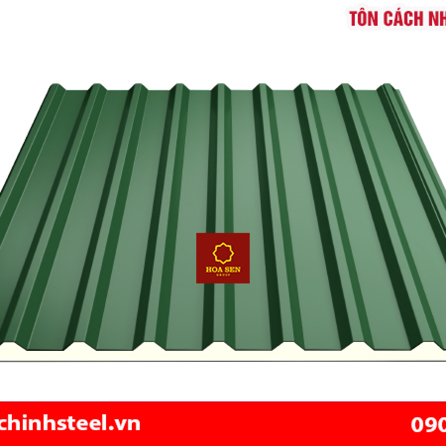 Bảng báo giá tôn cách nhiệt 3 lớp Hoa Sen