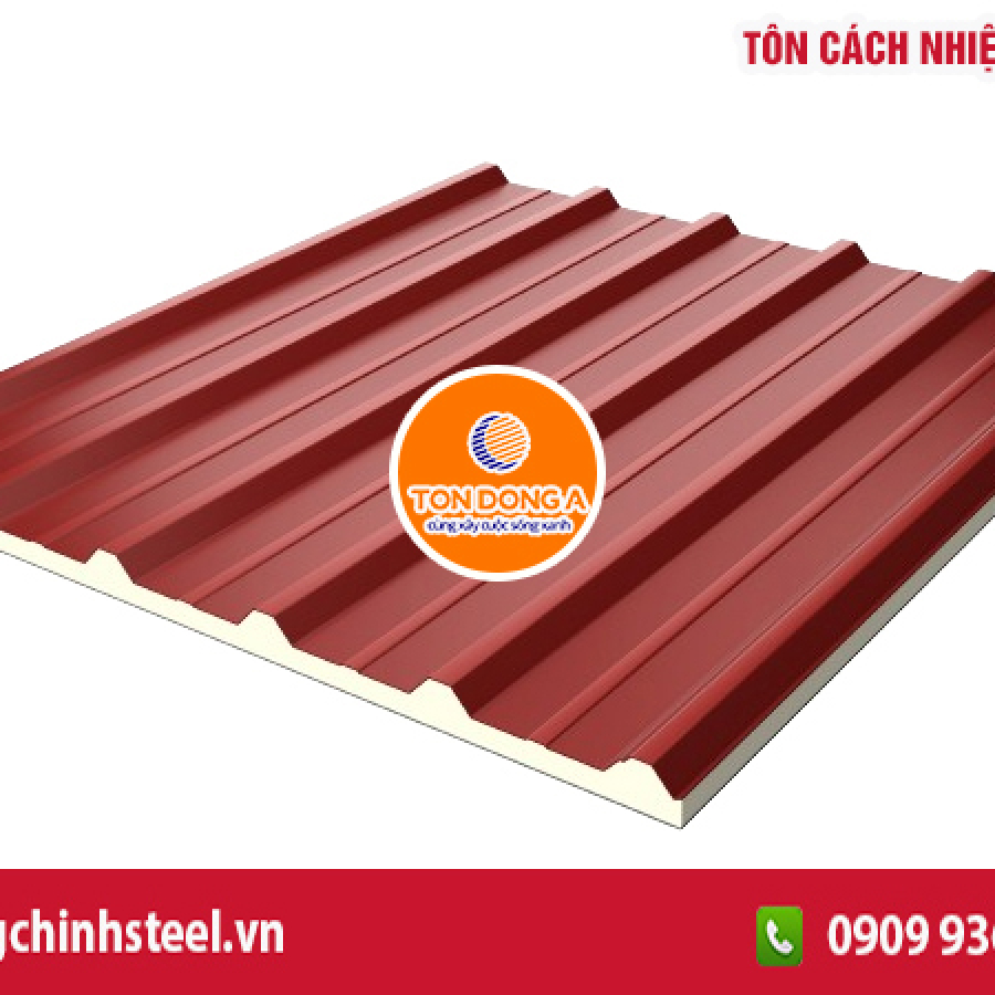 Tôn cách nhiệt 5 sóng Đông Á: Giải pháp lợp mái tối ưu cho công trình hiện đại